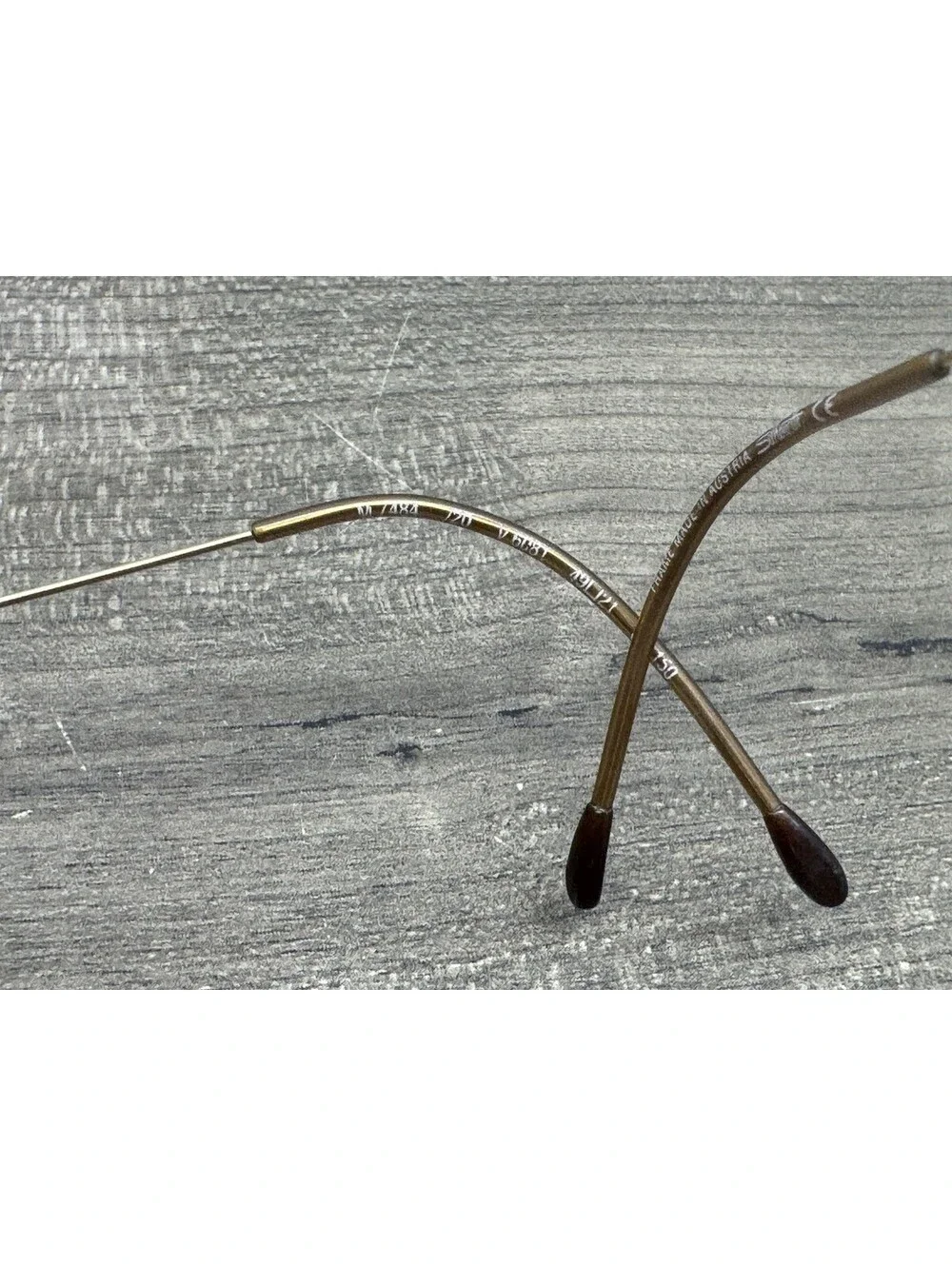 Silhouette Eyeglasses Gold M 7484 6081 Semi Rimless Frames 49[]21-150 Austria